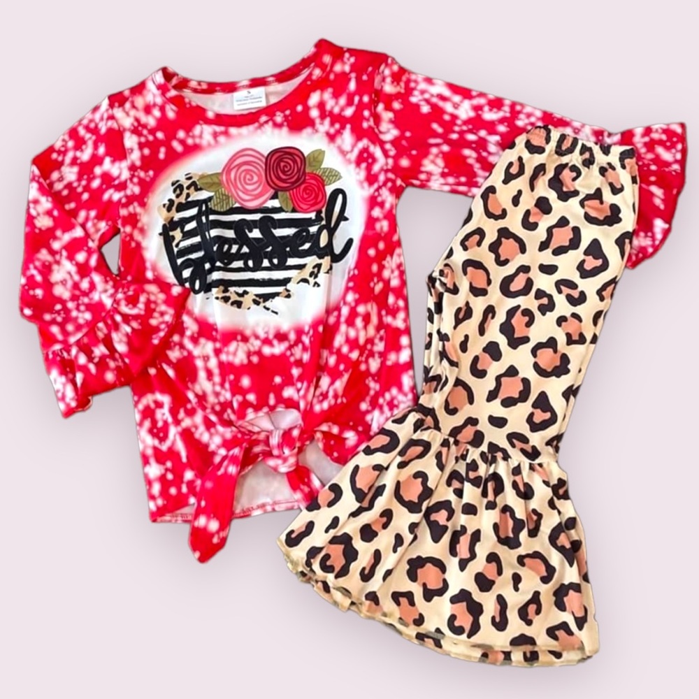 Boutique Girls Blessed Outfit